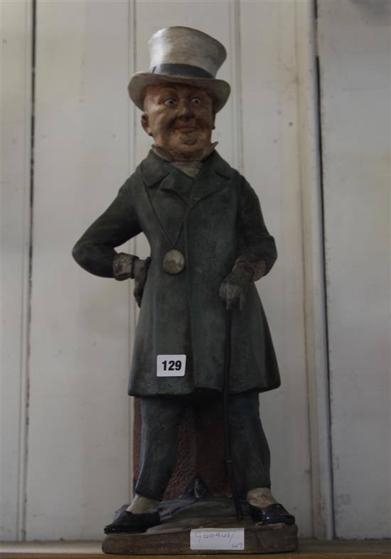 Novelty pottery figure